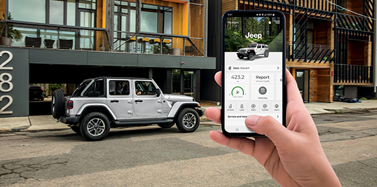 Jeep® mobile app for service management and exclusive benefits