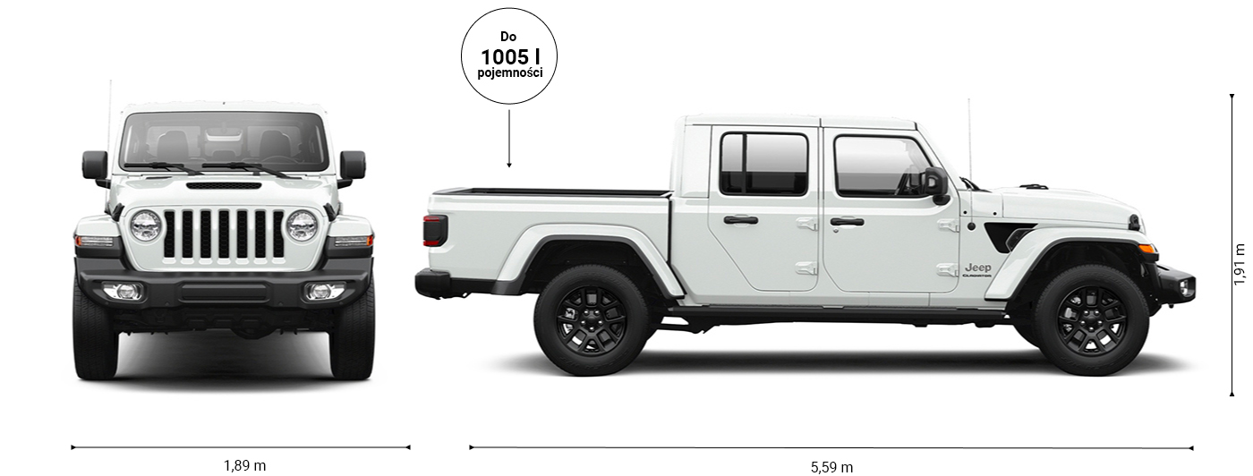 Jeep® Gladiator Legendarny Pickup Jeep® Polska